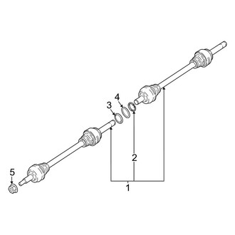Porsche OE - Rear Suspension - Drive Axles