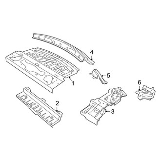 Porsche OE - Rear Body & Floor - Package Shelf