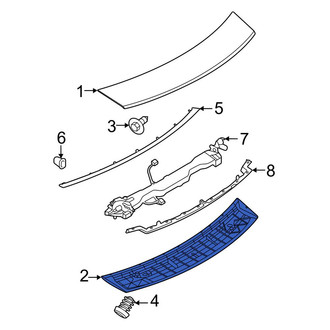 Porsche OE - Rear Left Spoiler