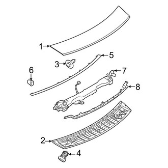 Porsche OE - Trunk Lid - Spoiler (4S / Turbo / Turbo S)