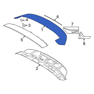 Porsche OE - Rear Upper Spoiler