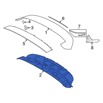 Porsche OE - Rear Lower Spoiler