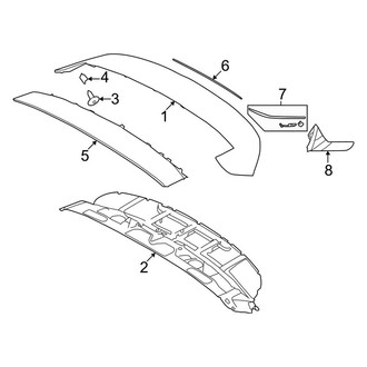 Porsche OE - Lift Gate - Spoiler (4 Cross Turismo / 4S Cross Turismo / GTS Sport Turismo / Turbo Cross Turismo / Turbo S Cross Turismo)