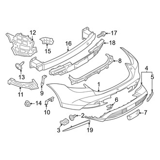 Porsche OE - Rear Bumper - Bumper & Components (W/O Sport Design), (4S)