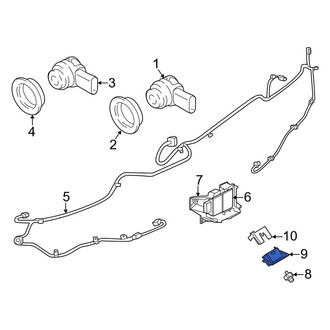 Porsche OE - Rear Park Assist Camera Housing