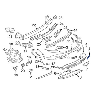 Porsche OE - Front Tow Eye Cap