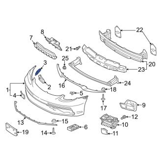 Porsche 718 Spyder Bumper Brackets & Hardware | Front, Rear — CARiD.com