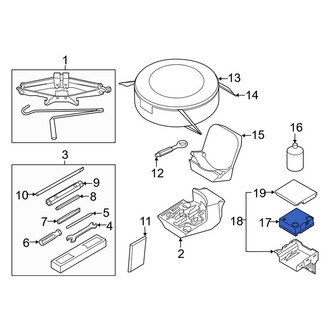Porsche OE - Tire Repair Kit