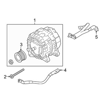 Porsche OE - Electrical - Alternator (2.0L)