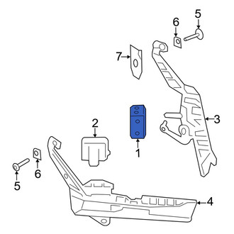 Porsche OE - Right Blind Spot Detection System Warning Sensor