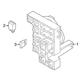 Porsche OE - Electrical - Fuse & Relay (Luggage Compartment)