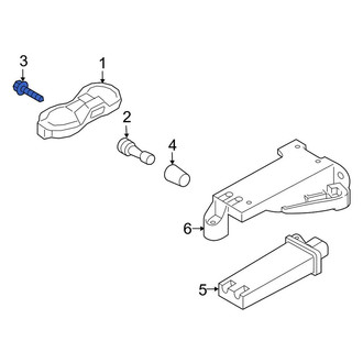 Porsche OE - Tire Pressure Monitoring System (TPMS) Sensor Screw