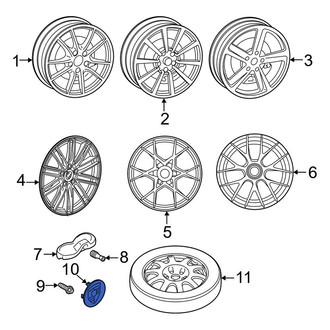 Porsche OE - Wheel Cap