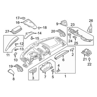 Porsche OE - Instrument Panel Components