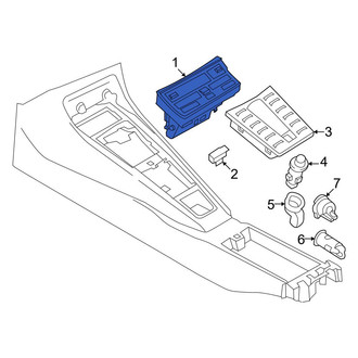 Porsche OE - HVAC Temperature Control Panel