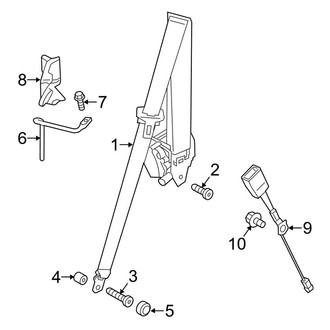 Porsche OE - Restraint Systems - Seat Belt
