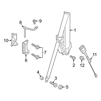 Porsche OE - Restraint Systems - Seat Belt (Base / S)
