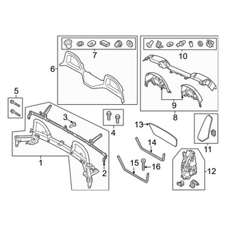 Porsche OE - Pillars, Rocker & Floor - Roll Bar