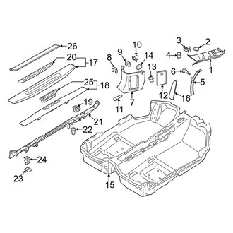 Porsche OE - Pillars, Rocker & Floor - Interior Trim (Base / S)