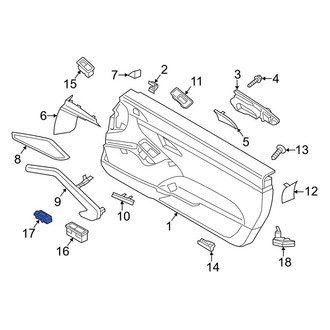 Porsche OE - Front Left Seat Memory Switch