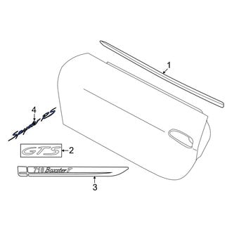 Porsche OE - Front Door Decal