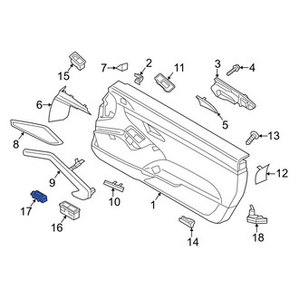 Porsche OE - Front Left Seat Memory Switch