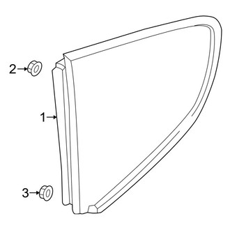Porsche OE - Quarter Panel - Glass (Base / S / T)