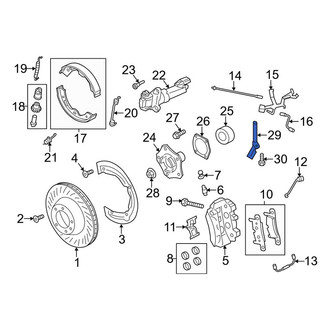 Porsche OE - Front ABS Wheel Speed Sensor