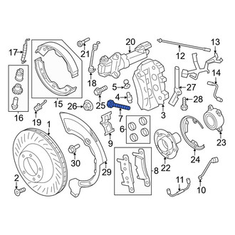 Porsche OE - Front Disc Brake Caliper Bolt