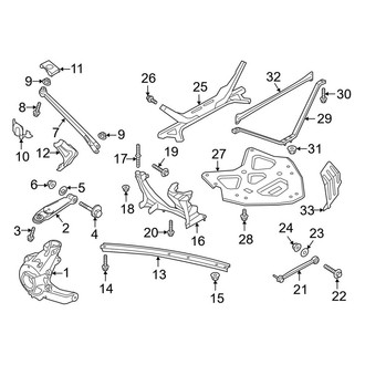 Porsche OE - Rear Suspension - Suspension Components (Base / S)
