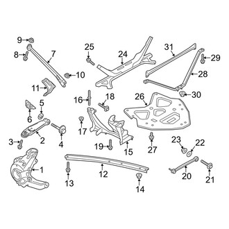 Porsche OE - Rear Suspension - Suspension Components (GT4)