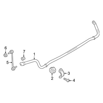 Porsche OE - Rear Suspension - Stabilizer Bar & Components