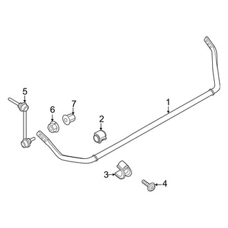 Porsche OE - Rear Suspension - Stabilizer Bar & Components (GT4)