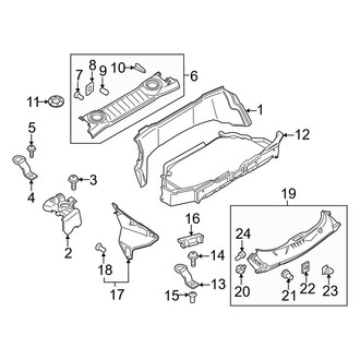 Porsche OE - Rear Body & Floor - Storage Compartment