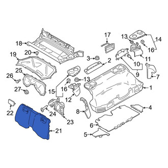 Porsche OE - Rear Partition Panel