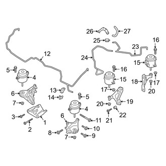 Porsche OE - Engine Mounting (2.0L)