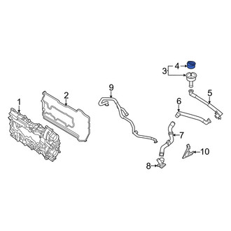 Porsche OE - Engine Oil Filler Cap