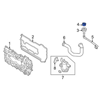 Porsche OE - Engine Oil Filler Cap