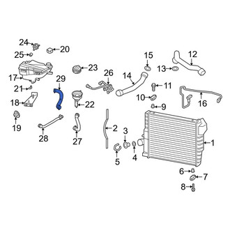 Porsche OE - Engine Coolant Overflow Hose