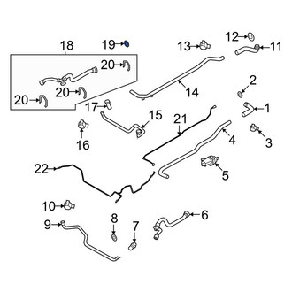 Porsche OE - Engine Coolant Pipe O-Ring
