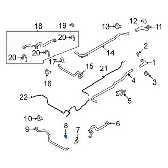 Porsche OE - Engine Coolant Pipe O-Ring