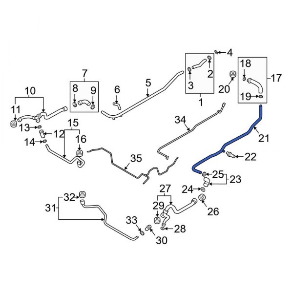 Engine Coolant Pipe