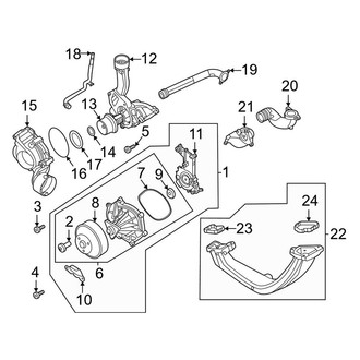 Porsche OE - Cooling - Water Pump (Water Pump & Thermostat), (RS)