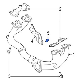 Porsche OE - Exhaust Manifold Nut