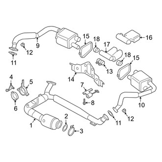 Porsche OE - Exhaust System - Exhaust Components (GTS)
