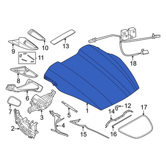 Porsche OE - Rear Deck Lid