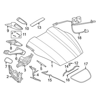 Porsche OE - Engine Lid - Lid & Components (RS)