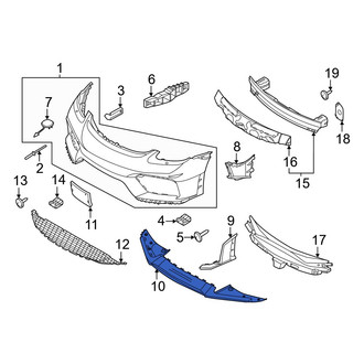 Porsche OE - Front Lower Spoiler