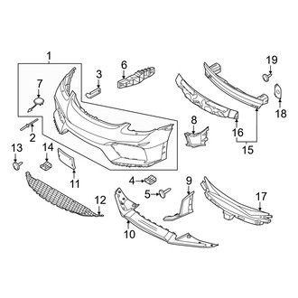 Porsche OE - Front Bumper - Bumper & Components (RS)