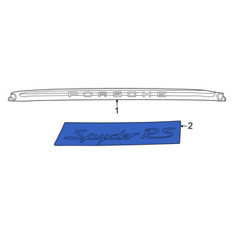 Porsche OE - Rear Bumper Cover Emblem